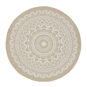 Boho Teppich rund 1